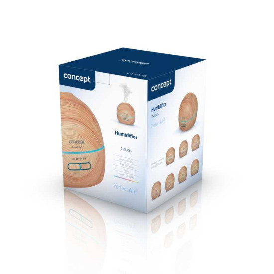 Concept ZV1005 párásító és aroma diffúzor 10W, 0,3 L, világosbarna