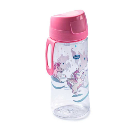 Snips 000797 vizes palack, 0,5 liter, unikornis mintával, gyerekeknek, BPA mentes