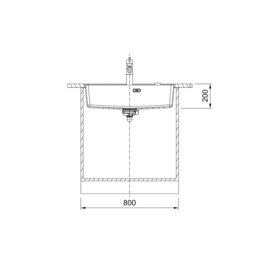 Franke MRG 210/110-72 TL A munkalap alá építhető mosogatótálca,kasmír,75.3x50.3cm