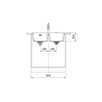 Franke MRG 620-35-35 mosogatótálca,gleccser fehér, 76x44cm