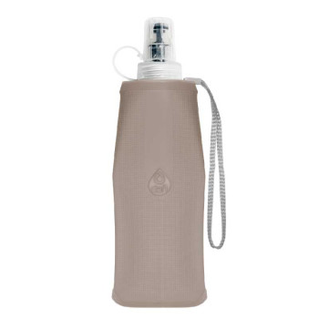 Dafi 070390 Flexi összehajtható vizespalack, 250 ml, szürke