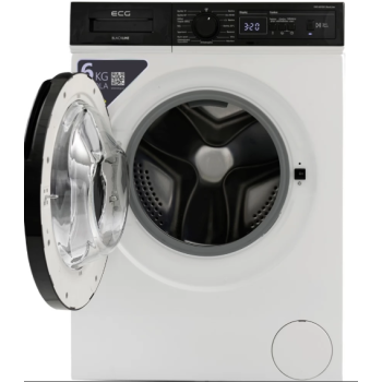 ECG EWS 601001  keskeny 41,5 cm mély BlackLine elöltöltős mosógép, 59.7x41.5x84.5 cm 