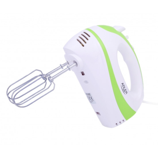 Adler AD4205 kézimixer 300W ZÖLD-fehér