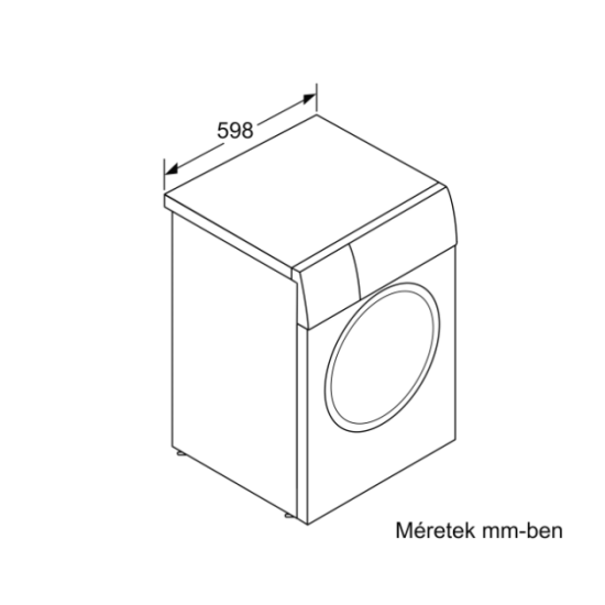 Bosch WAN24170BY elöltöltős mosógép 8kg újratöltés funkcióval