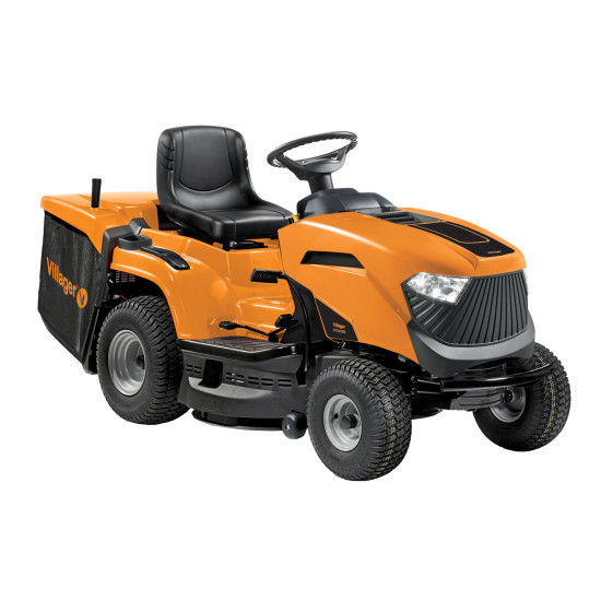 Villager VT 1025 HD fűnyíró traktor narancs színű 