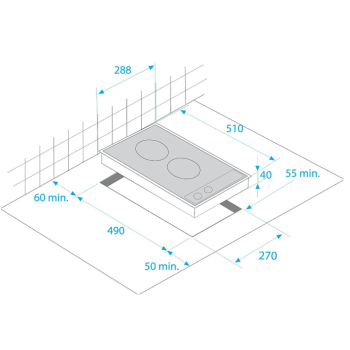 Beko HDMI32400DTX indukciós főzőlap