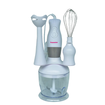 Hausmeister HM 5505 botmixer, habverő, aprító szett, fehér 