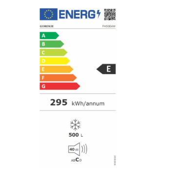 Gorenje FH50EAW fagyasztóláda 500L, 164.6x71.7x84.7 cm 
