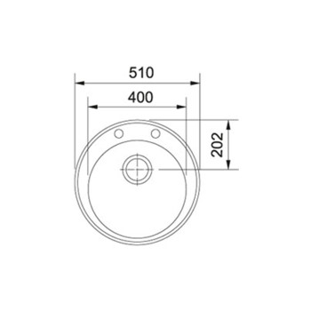 Franke ROG 610-41 Pamira mosogatótálca,51cm,avena,114.0009.506