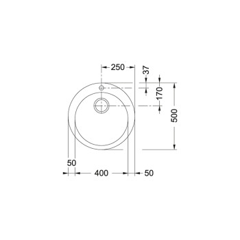 Franke SINGLE 1 Single mosogatótálca,cafe creme,50cm,114.0463.692