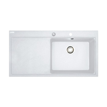 Franke MTG 611 mosogatótálca,gleccser fehér,100x51.5cm, jobbos