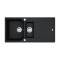 Franke UBG 651-100 mosogatótálca,100x50cm, fekete