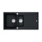 Franke UBG 651-100 mosogatótálca,100x50cm, matt fekete