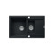 Franke MRG 651-78 mosogatótálca,matt fekete, 78x50cm