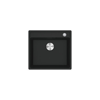 Franke MRG 210/110-52 TL A munkalap alá építhető mosogatótálca, matt fekete,55.3x50.3cm
