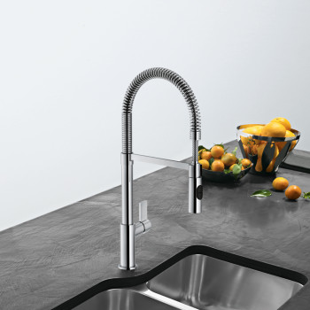 Franke Fox Pro Doccia egykaros mosogató csaptelep,króm színű,115.0486.993