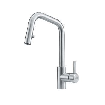 Franke Kubus Doccia egykaros mosogató csaptelep,masszív inox szín,115.0529.207