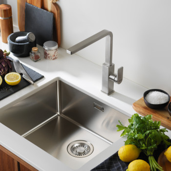 Franke Mythos egykaros mosogató csaptelep,masszív inox szín,115.0547.852