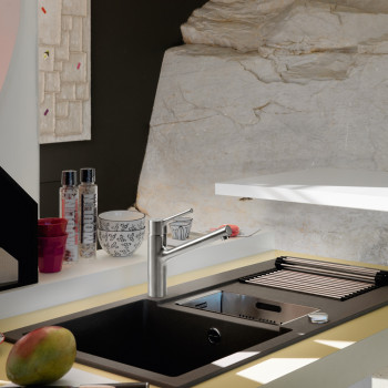 Franke Taros Neo egykaros mosogató csaptelep,masszív inox színű,115.0596.320