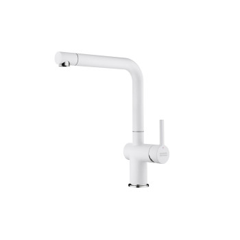 Franke Active Plus L egykaros mosogató csaptelep,króm/gleccser fehér,115.0653.376