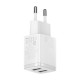 Baseus CCXJ010202 kompakt hálózati töltő adapter 10.5W fehér