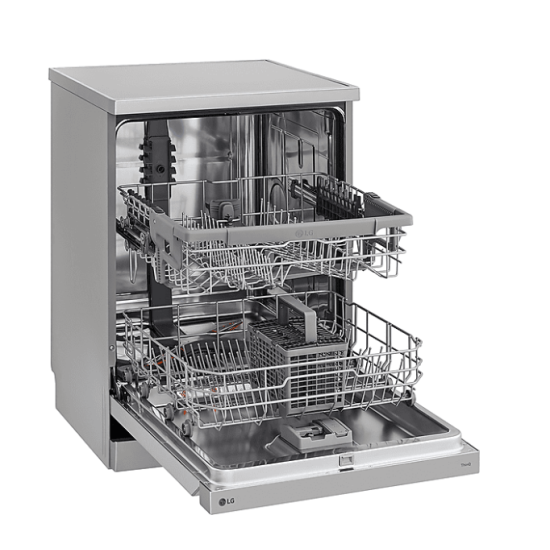 LG DF242FPS QuadWash™ gőzölős mosogatógép TrueSteam™ technológiával, 14 teríték