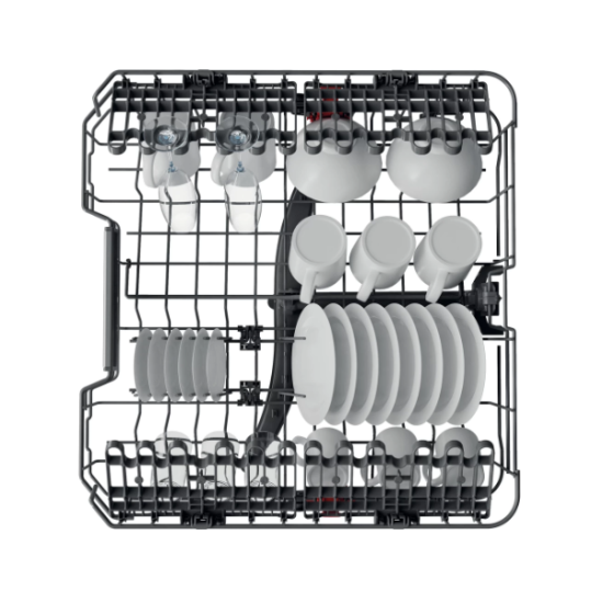 Whirlpool WBO 3O33 PL X beépíthető 14 terítékes mosogatógép, inox 