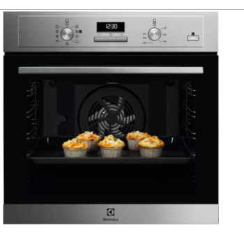 Electrolux EOD3H70X beépíthető hőlégkeveréses sütő Aqua Clean tisztítással, 59.4x56.9x59.4 cm, inox 