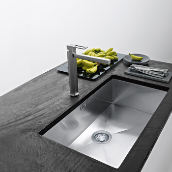 Franke PPX 110-72 munkalap alá építhető mosogatótálca, inox, 76x45cm