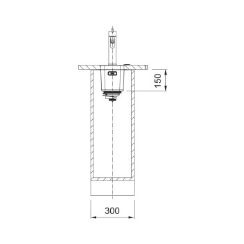 Franke MYX 110-16 munkalap alá építhető mosogatótálca 20x44cm,inox