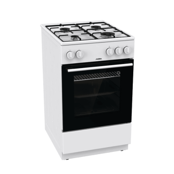 Mora P2241AW1 szabadonálló gáztűzhely 4 gázégős tető nélkül kivitel, 70L, 50x59.4x85 cm