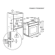 Electrolux EOD6P77WZ fekete beépíthető sütő pirolitikus tisztítással,72L,maghőmérővel,WIFI kapcsolat