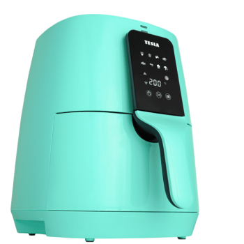 Tesla Q30 forrólevegős sütő, türkiz színű, 1300W 