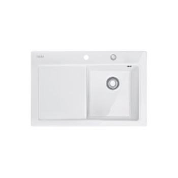 Franke MTK 611-78 Mythos Fraceram kerámia gleccser fehér színű, mosogatótálca,78x51cm,124.0433.442