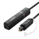 Ugreen CM150 audio adapter kábel, Toslink / MicroUSB ( Wireless, BT4.2), 1m fekete