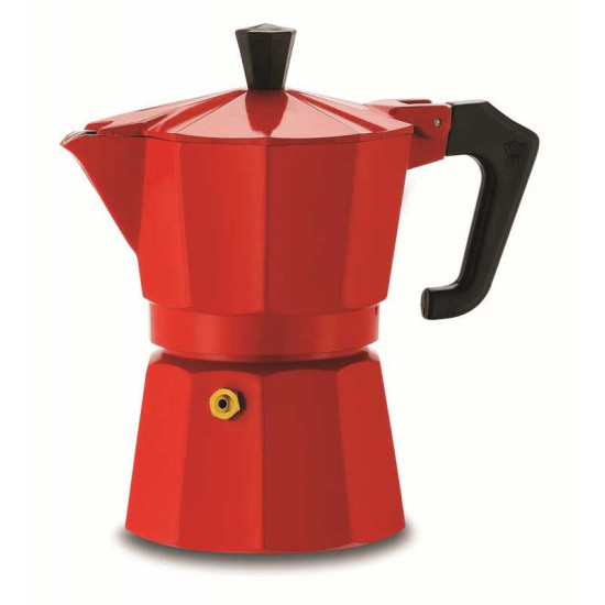 Ghidini Pezzetti 1361V piros Italexpress 3 személyes kotyogós kávéfőző 