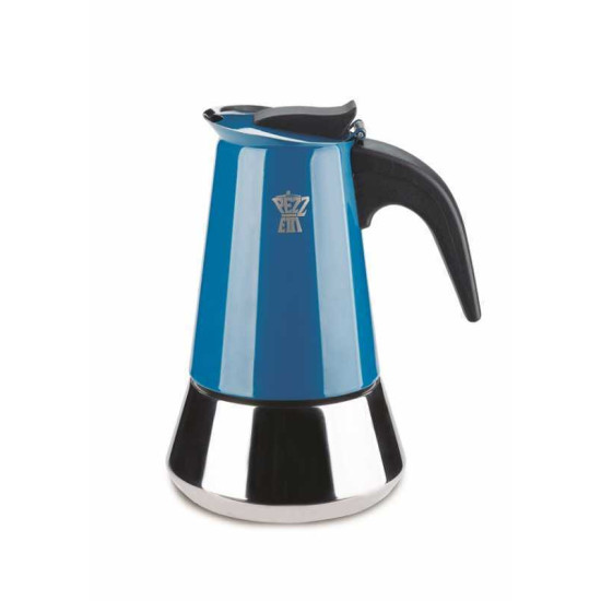 Ghidini Pezzetti 1386V kék indukciós 2 személyes kotyogós Steelexpress kávéfőző