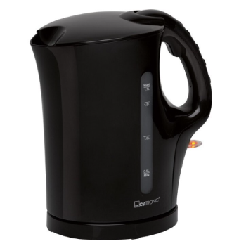 Clatronic WK 3445 vízforraló, 2200W, 1,7L, fekete 