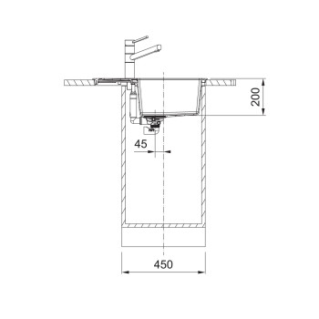 Franke S2D 611-62 Sirius 2 mosogatótálca,cafe creme,62x50cm,143.0616.340