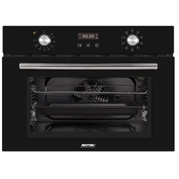 MPM MPM-63-BOK-24 45 cm magas beépíthető sütő 45L, 59.5x57x45 cm, fekete szín 