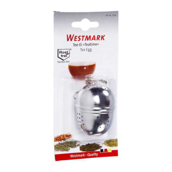 Westmark 1536 teatojás, rozsdamentes teafű áztató tojás