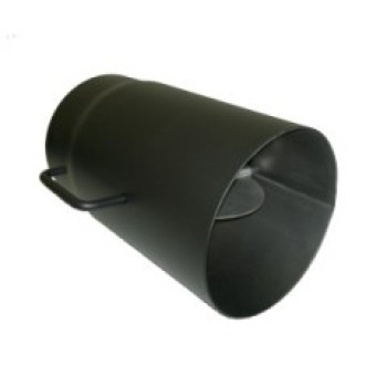 Füstcső 120X1,5X250 pillangószelepes