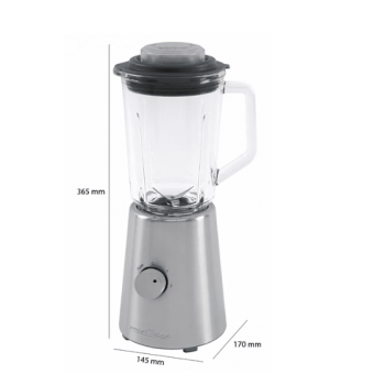 ProfiCook PC-UM 1213 inox turmixgép 1l 500W PCUM1213