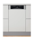 Whirlpool WSBO 3O34 PF X beépíthető keskeny 10 terítékes mosogatógép, 44.8x55.5x82 cm, inox szín 