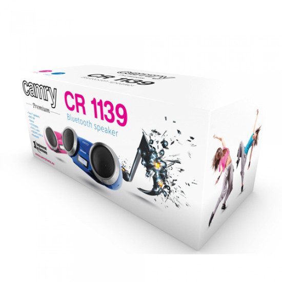 Camry CR1139P bluetooth hangszóró rózsaszín 