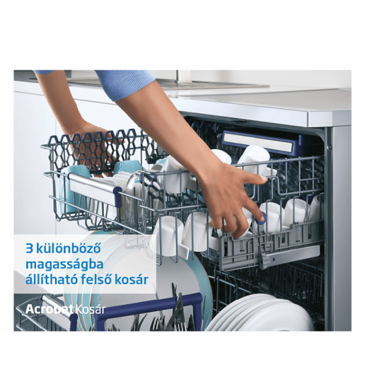 Beko DIS26021 beépíthető keskeny mosogatógép 10 terítékes