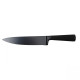 Bergner BG-8777 black blade séf kés fekete 20cm 