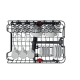 Whirlpool WSBO 3O23 PF X beépíthető keskeny mosogatógép, 10 teríték, inox 