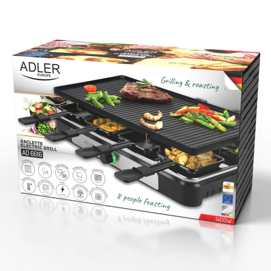 Adler AD6616 raclette grill 