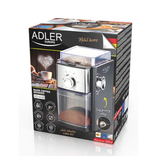 Adler AD4448 kávédaráló fekete